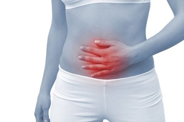 pain in the lower abdomen with pelvic varicose veins